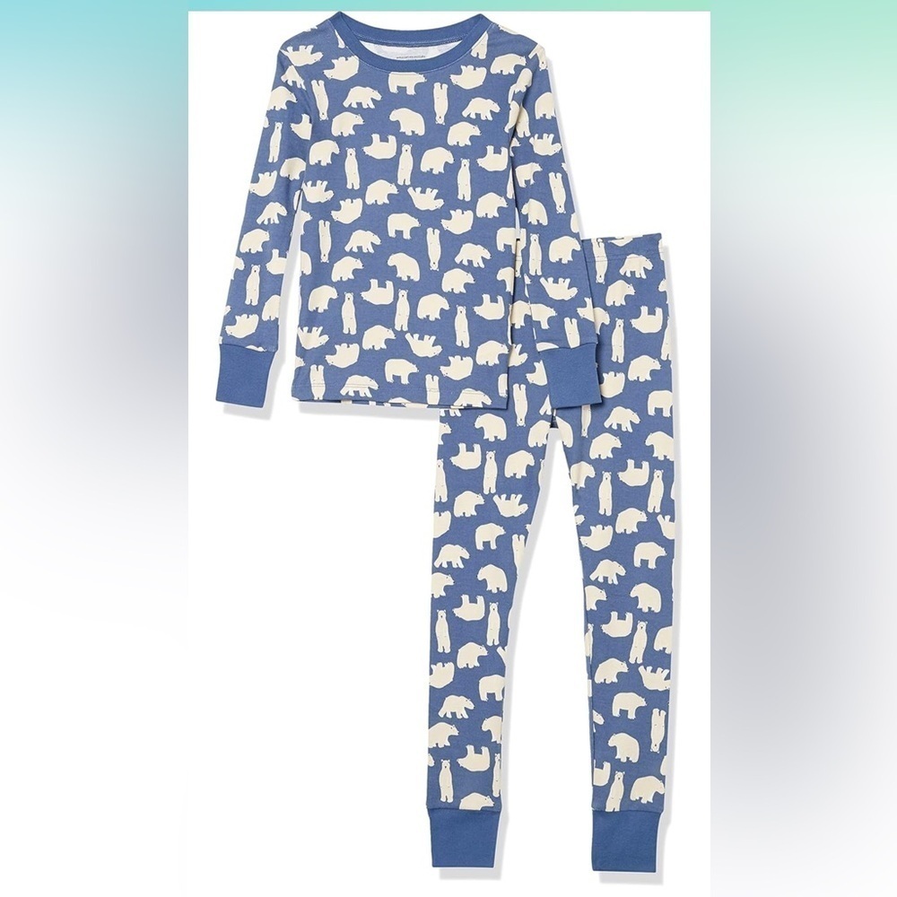 2T Amazon Essentials Snug fit Polar Bear Pajamas